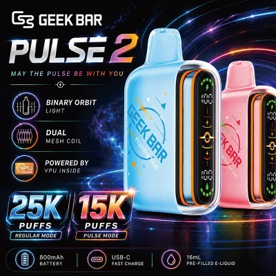 Geek Bar Pulse 2 25K Disposable Vape 5%